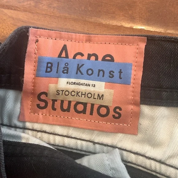 Black denim men’s - Picture 2 of 6